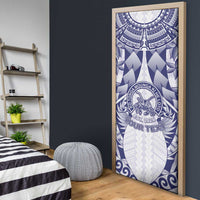 Personalised Tonga Queen Salote College Door Cover Centenary White Version LT05 - Polynesian Pride