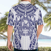 Personalised Tonga Queen Salote College Hawaiian Shirt Centenary White Version