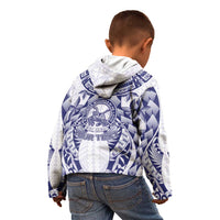 Personalised Tonga Queen Salote College Kid Hoodie Centenary White Version LT05 - Polynesian Pride