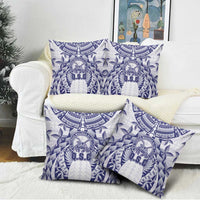 Tonga Queen Salote College Pillow Cover Centenary White Version LT05 - Polynesian Pride