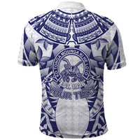 Personalised Tonga Queen Salote College Polo Shirt Centenary White Version LT05 - Polynesian Pride
