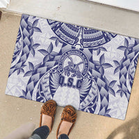 Tonga Queen Salote College Rubber Doormat Centenary White Version LT05 - Polynesian Pride