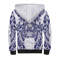 Personalised Tonga Queen Salote College Sherpa Hoodie Centenary White Version LT05 - Polynesian Pride