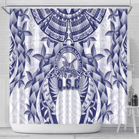 Tonga Queen Salote College Shower Curtain Centenary White Version LT05 - Polynesian Pride
