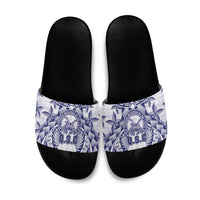 Tonga Queen Salote College Slide Sandals Centenary White Version LT05 White - Polynesian Pride
