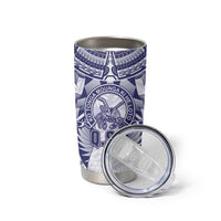 Personalised Tonga Queen Salote College Tumbler Cup Centenary White Version LT05 - Polynesian Pride