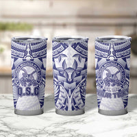 Personalised Tonga Queen Salote College Tumbler Cup Centenary White Version LT05 - Polynesian Pride