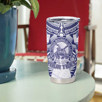 Personalised Tonga Queen Salote College Tumbler Cup Centenary White Version LT05 - Polynesian Pride