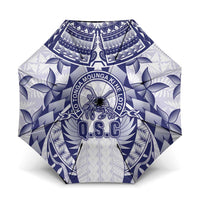 Tonga Queen Salote College Umbrella Centenary White Version LT05 One Size Folded 11.42 inch Opened Diameter 37.4 inch White - Polynesian Pride