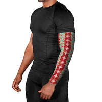 Hawaii Ohia Lehua Arm Sleeves Tropical Vibes Crimson LT05 - Polynesian Pride
