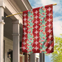 Hawaii Ohia Lehua Garden Flag Tropical Vibes Crimson LT05 House Flag Crimson - Polynesian Pride
