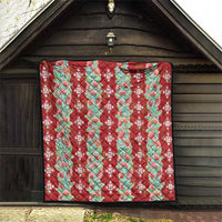 Hawaii Ohia Lehua Quilt Tropical Vibes Crimson LT05 - Polynesian Pride