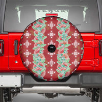 Hawaii Ohia Lehua Spare Tire Cover Tropical Vibes Crimson LT05 - Polynesian Pride