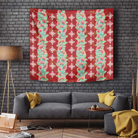Hawaii Ohia Lehua Tapestry Tropical Vibes Crimson LT05 Crimson - Polynesian Pride