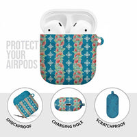 Hawaii Ohia Lehua AirPods Case Tropical Vibes Teal LT05 - Polynesian Pride