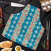 Hawaii Ohia Lehua Apron Tropical Vibes Teal LT05 Teal - Polynesian Pride