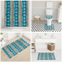 Hawaii Ohia Lehua Bathroom Set Tropical Vibes Teal LT05 - Polynesian Pride
