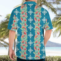 Hawaii Ohia Lehua Hawaiian Shirt Tropical Vibes Teal