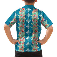 Hawaii Ohia Lehua Hawaiian Shirt Tropical Vibes Teal