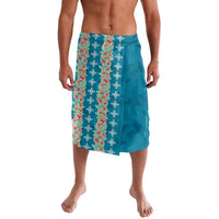 Hawaii Ohia Lehua Lavalava Tropical Vibes Teal LT05 Teal - Polynesian Pride