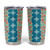 Hawaii Ohia Lehua Tumbler Cup Tropical Vibes Teal LT05 Teal - Polynesian Pride