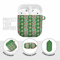 Hawaii Ohia Lehua AirPods Case Tropical Vibes Green