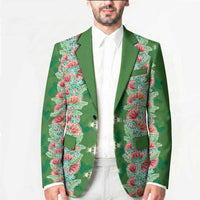 Hawaii Ohia Lehua Blazer Tropical Vibes Green LT05 - Polynesian Pride