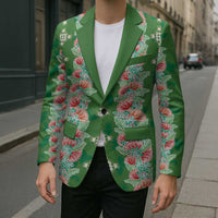 Hawaii Ohia Lehua Blazer Tropical Vibes Green LT05 - Polynesian Pride
