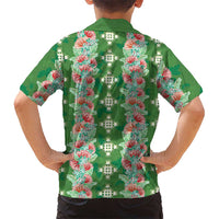 Hawaii Ohia Lehua Hawaiian Shirt Tropical Vibes Green