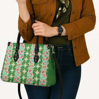 Hawaii Ohia Lehua Leather Bag Tropical Vibes Green LT05 - Polynesian Pride