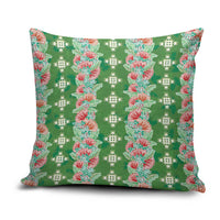 Hawaii Ohia Lehua Pillow Cover Tropical Vibes Green LT05 Green - Polynesian Pride