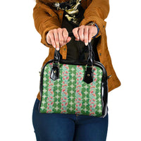 Hawaii Ohia Lehua Shoulder Handbag Tropical Vibes Green LT05 One Size Green - Polynesian Pride