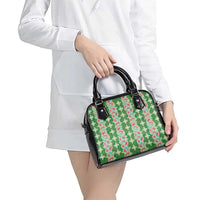Hawaii Ohia Lehua Shoulder Handbag Tropical Vibes Green LT05 - Polynesian Pride