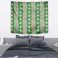 Hawaii Ohia Lehua Tapestry Tropical Vibes Green LT05 - Polynesian Pride