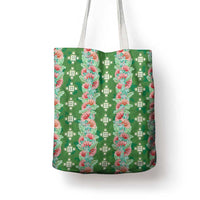 Hawaii Ohia Lehua Tote Bag Tropical Vibes Green LT05 - Polynesian Pride