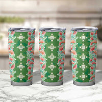 Hawaii Ohia Lehua Tumbler Cup Tropical Vibes Green LT05 - Polynesian Pride