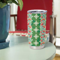 Hawaii Ohia Lehua Tumbler Cup Tropical Vibes Green LT05 - Polynesian Pride