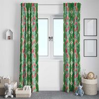 Hawaii Ohia Lehua Window Curtain Tropical Vibes Green LT05 - Polynesian Pride