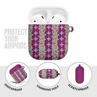Hawaii Ohia Lehua AirPods Case Tropical Vibes Fuchsia LT05 - Polynesian Pride