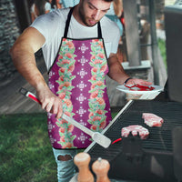 Hawaii Ohia Lehua Apron Tropical Vibes Fuchsia LT05 - Polynesian Pride