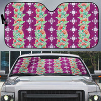Hawaii Ohia Lehua Auto Sun Shade Tropical Vibes Fuchsia LT05 Fuchsia - Polynesian Pride