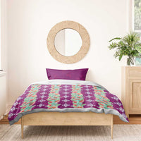 Hawaii Ohia Lehua Bedding Set Tropical Vibes Fuchsia LT05 - Polynesian Pride