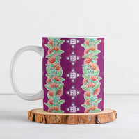 Hawaii Ohia Lehua Ceramic Mug Tropical Vibes Fuchsia LT05 Fuchsia - Polynesian Pride