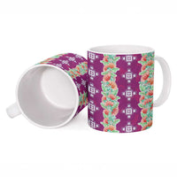 Hawaii Ohia Lehua Ceramic Mug Tropical Vibes Fuchsia LT05 - Polynesian Pride