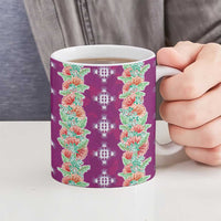 Hawaii Ohia Lehua Ceramic Mug Tropical Vibes Fuchsia LT05 - Polynesian Pride
