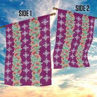 Hawaii Ohia Lehua Garden Flag Tropical Vibes Fuchsia LT05 - Polynesian Pride