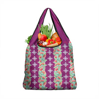 Hawaii Ohia Lehua Grocery Bag Tropical Vibes Fuchsia LT05 1-pack One Size Fuchsia - Polynesian Pride