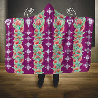 Hawaii Ohia Lehua Hooded Blanket Tropical Vibes Fuchsia LT05 - Polynesian Pride