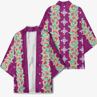 Hawaii Ohia Lehua Kimono Tropical Vibes Fuchsia LT05 - Polynesian Pride