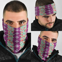 Hawaii Ohia Lehua Neck Gaiter Tropical Vibes Fuchsia LT05 - Polynesian Pride